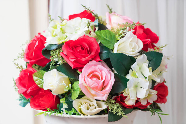 букет цветов - мягкий фокус-эффект стиль изображения
