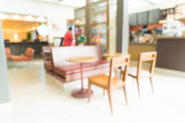 Soyut bulanıklık kahve dükkanı 