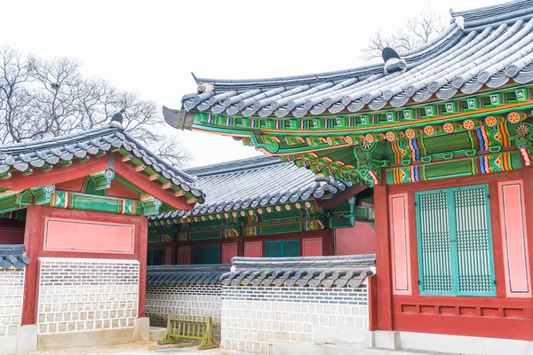 Palazzo Changdeokgung Bella architettura tradizionale a Seoul — Foto Stock