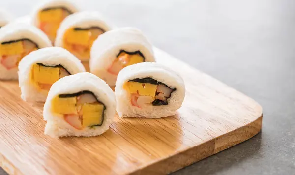 Sushi sandwich roll — Zdjęcie stockowe