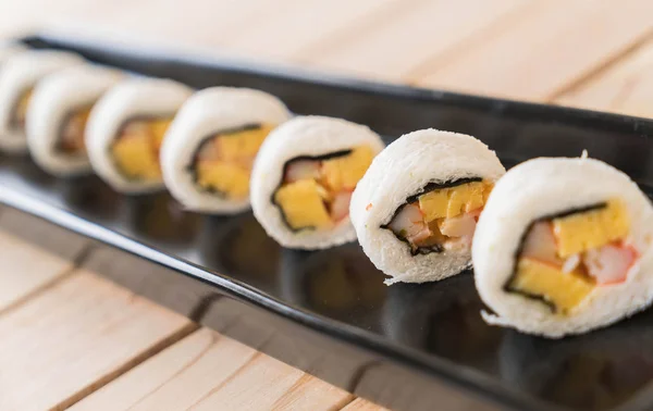 Sushi sandwich roll — Stock Photo, Image