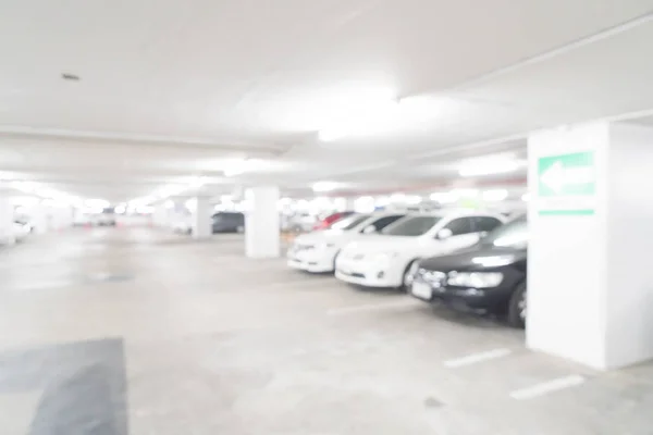 Abstrato borrão estacionamento carro interior — Fotografia de Stock