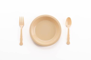 plastik tabak kaşık çatal ve bıçak