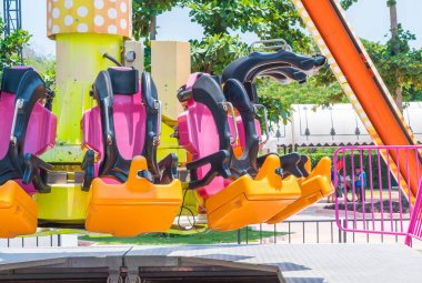 lunapark treni koltuk eğlence parkı