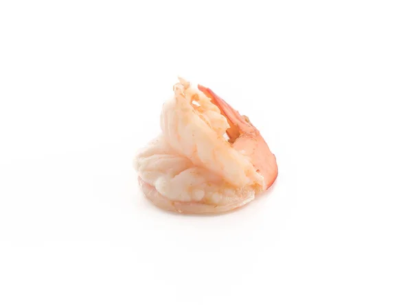 Fresh shrimp/prawn on white background — Stock Photo, Image