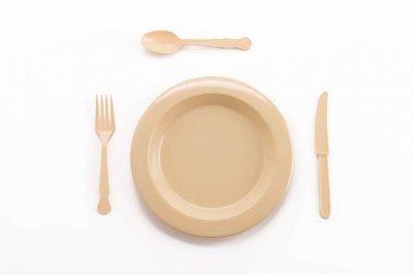 plastik tabak kaşık çatal ve bıçak