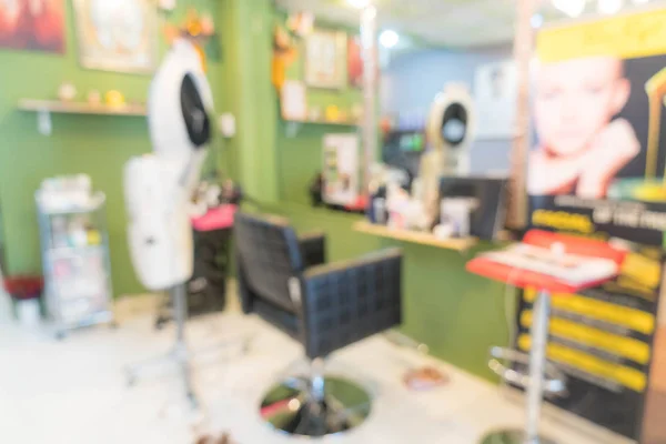 Flou abstrait dans la boutique de coupe de cheveux pour fond — Photo