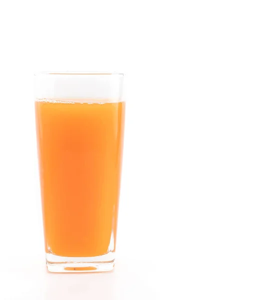 Beyaz arkaplanda portakal suyu — Stok fotoğraf