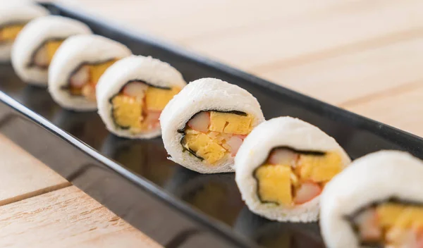 Sushi sandwich roll — Zdjęcie stockowe