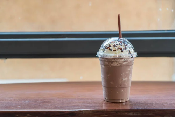 Chocolade smoothie in de coffeeshop — Stockfoto