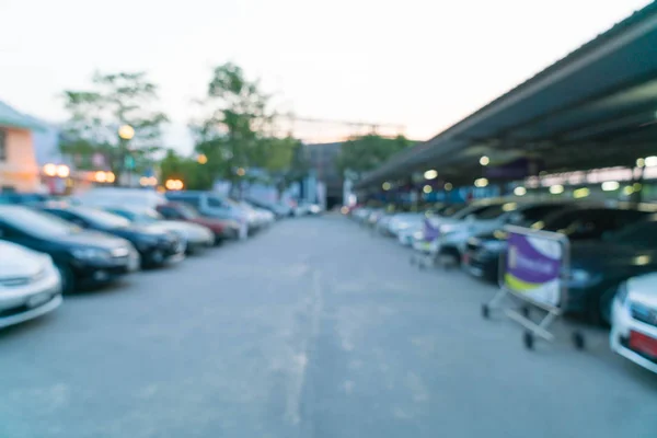 Desenfoque abstracto aparcamiento coche — Foto de Stock