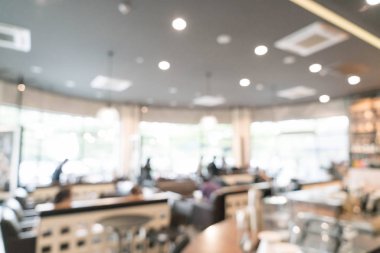 Kahve dükkanında soyut bulanıklık