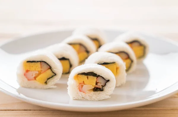 Sushi sandwich roll — Zdjęcie stockowe