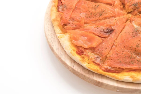 Pizza de salmão fumado — Fotografia de Stock