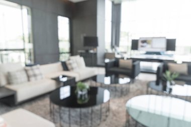 Görüntü Bulanık oturma odası arka planı