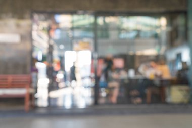 Restoran soyut bulanıklık