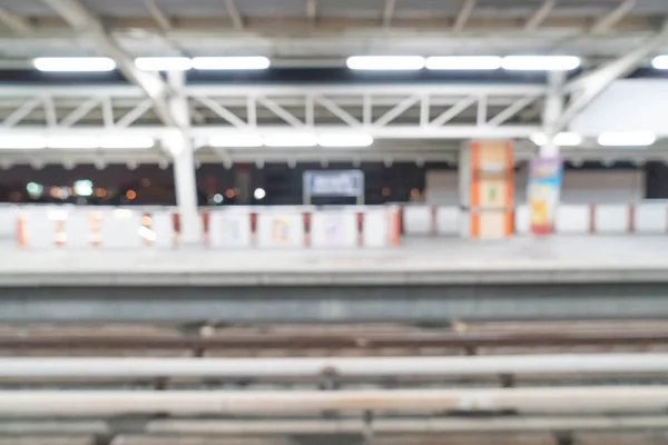 Abstrakta oskärpa elektriska tågstation — Stockfoto