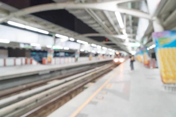 Abstracto desenfoque estación de tren eléctrico — Foto de Stock