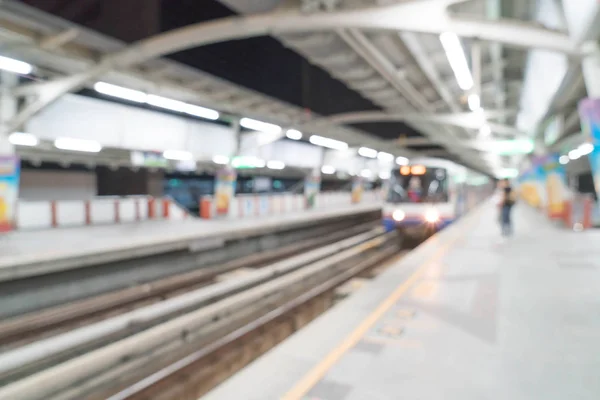 Abstracto desenfoque estación de tren eléctrico — Foto de Stock