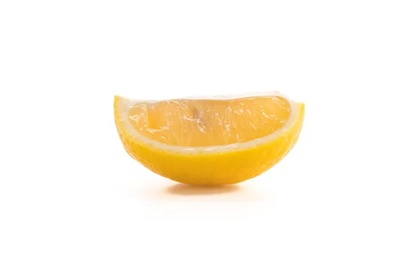 Limone fresco su sfondo bianco — Foto Stock