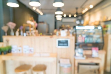 abstact kahve dükkanında bulanıklık