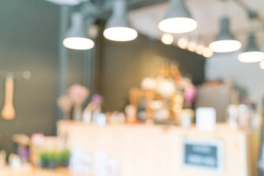 abstact kahve dükkanında bulanıklık