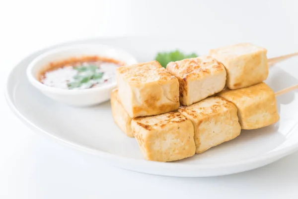 Tofu Goreng Makanan sehat — Stok Foto