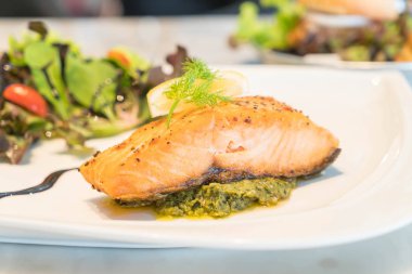 Somon biftek ızgara 