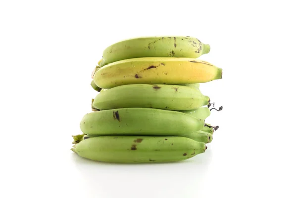 Plátano fresco sobre fondo blanco — Foto de Stock