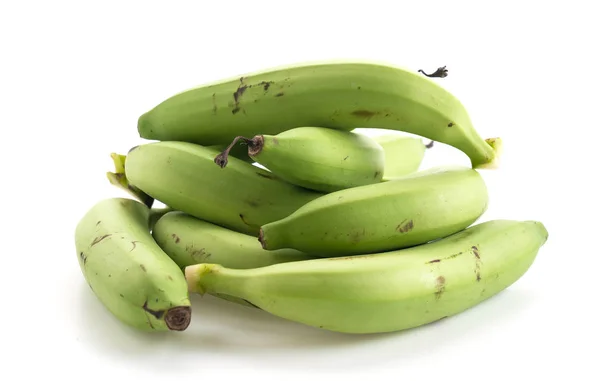 Čerstvý banán na bílém pozadí — Stock fotografie
