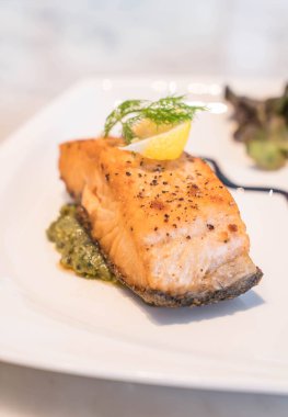 Somon biftek ızgara 