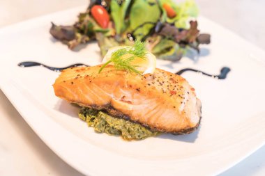 Somon biftek ızgara 