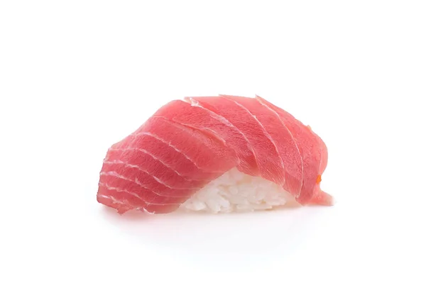 Tonfisk sushi på vit bakgrund — Stockfoto