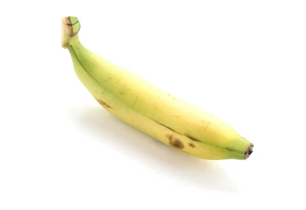 Fresh banana di latar belakang putih — Stok Foto