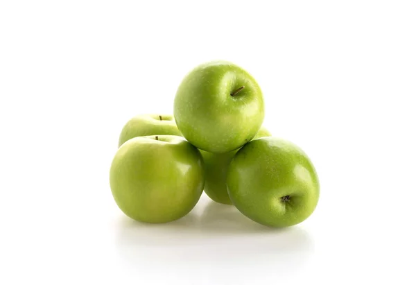 Green apple on white background Stock Image