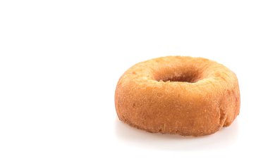 beyaz arkaplanda donut