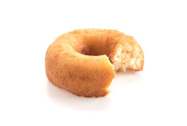 beyaz arkaplanda donut