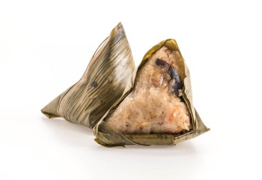 zongzi beyaz arkaplanda