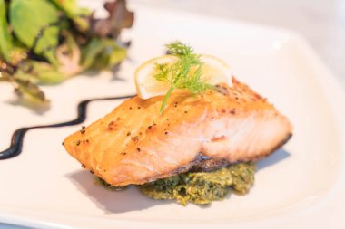 Somon biftek ızgara 