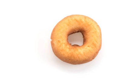 beyaz arkaplanda donut