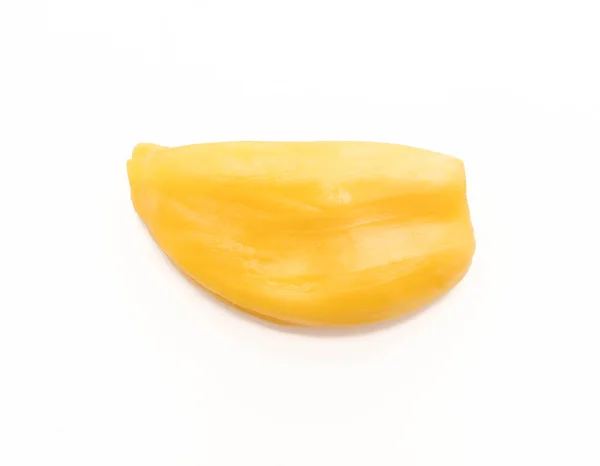 白色背景上的新鲜菠萝蜜 — 图库照片