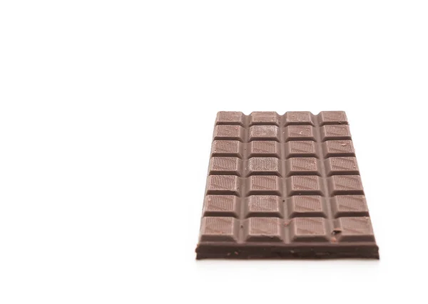 Chocolate bars on white background — Stock Photo, Image