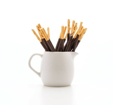 Bisküvi çikolata aromalı sopayla