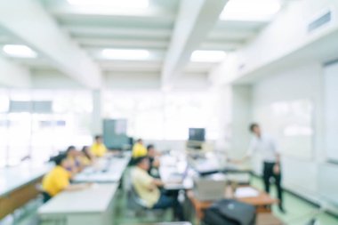 soyut insanların çalışma veya seminerde veya toplantı bulanıklık ya da atölye yapmak 