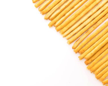 beyaz zemin üzerine bisküvi sopa