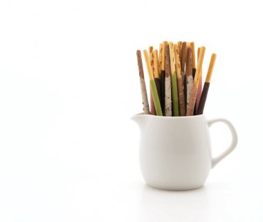 Bisküvi sopa ile aromalı karışık