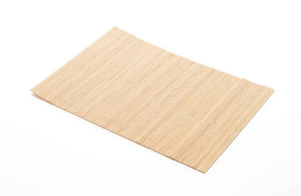 Пустой бамбуковый коврик — стоковое фото