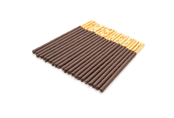Kex stick med choklad smaksatt — Stockfoto