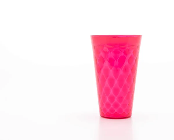 Copa de plástico rojo —  Fotos de Stock