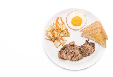 ızgara domuz biftek